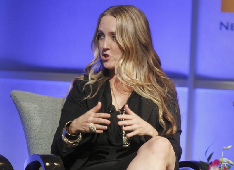 Jennifer Salke, president NBC Entertainment, speaks at the Hollywood Radio and Television Society Newsmaker Luncheon in Beverly Hills