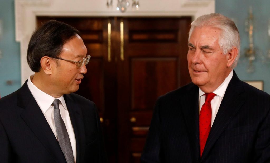 China’s top diplomat tells Trump hopes to increase coordination on North Korea