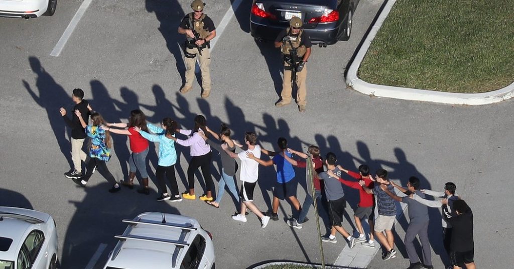 Florida School Shooting: ‘No Words’ as 17 Die in a Barrage of Bullets