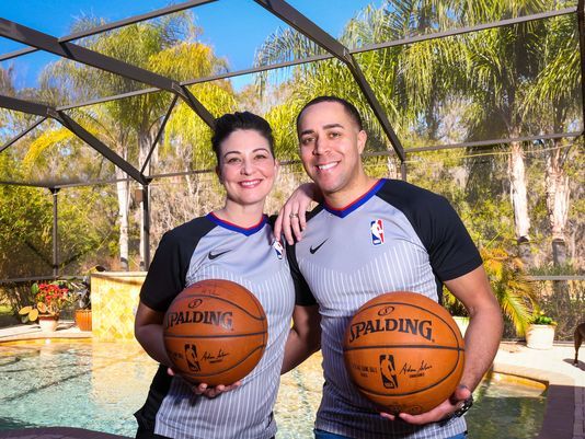 Love at first whistle: Married NBA referees balance love and basketball