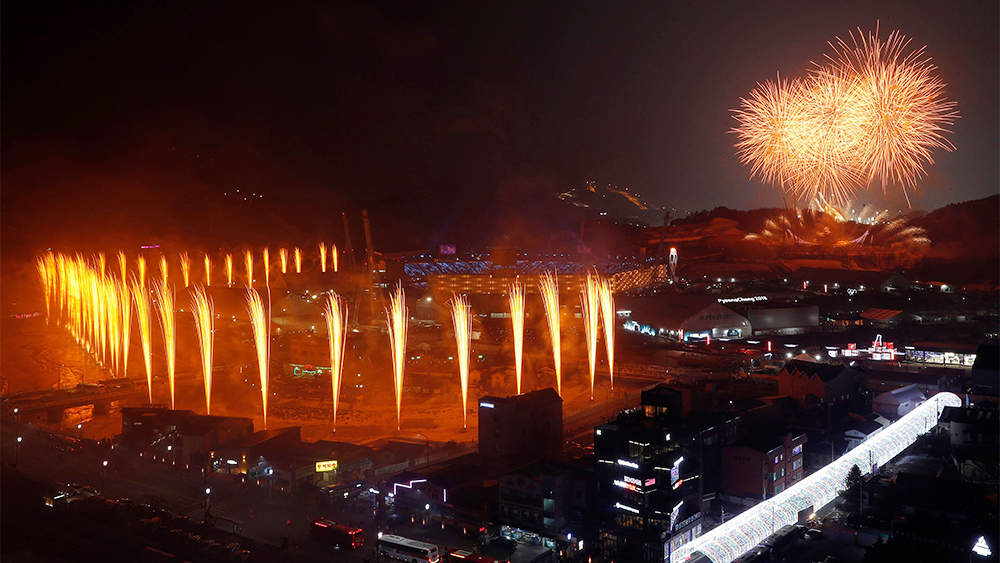 Opening Ceremony - PyeongChang 2018 Olympic Games, Daegwallyeong-Myeon, Korea - 09 Feb 2018