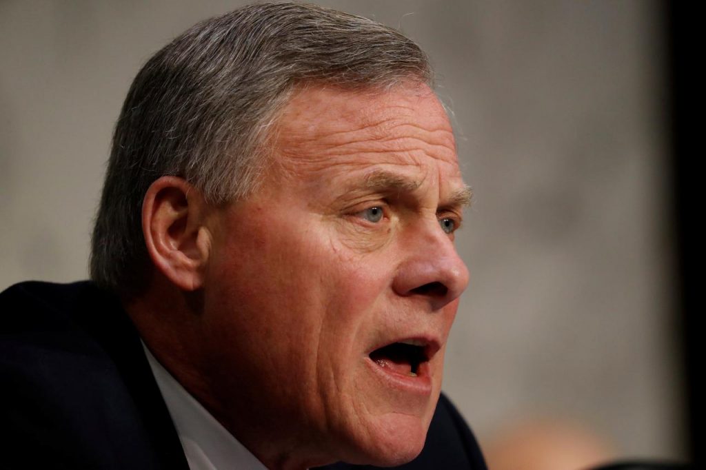 Sen. Richard Burr (R-NC) speaks during a hearing of the Senate Intelligence Committee on Capitol Hill in Washington