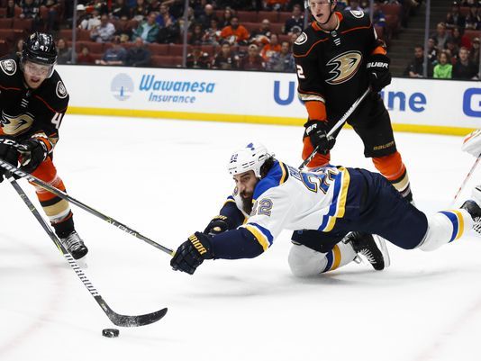 Barbashev leads Blues to 4-2 win over Ducks