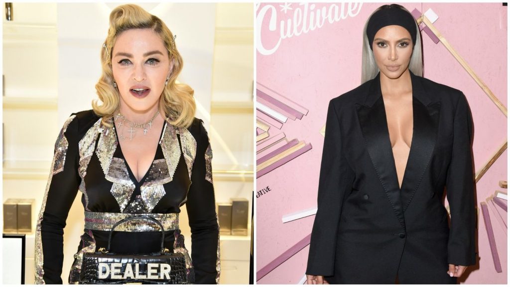 Madonna and Kim Kardashian West dish about their beauty secrets and Oscar night