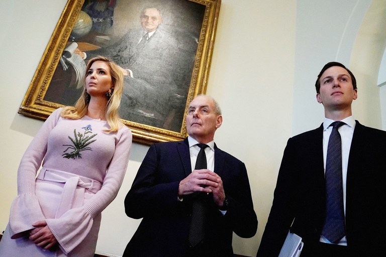 IVANKA TRUMP COMPLAINED JARED KUSHNER WAS BEING EMBARRASSED BY JOHN KELLY