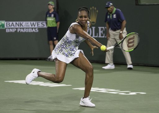 Venus, Halep win, Wozniacki upset at Indian Wells