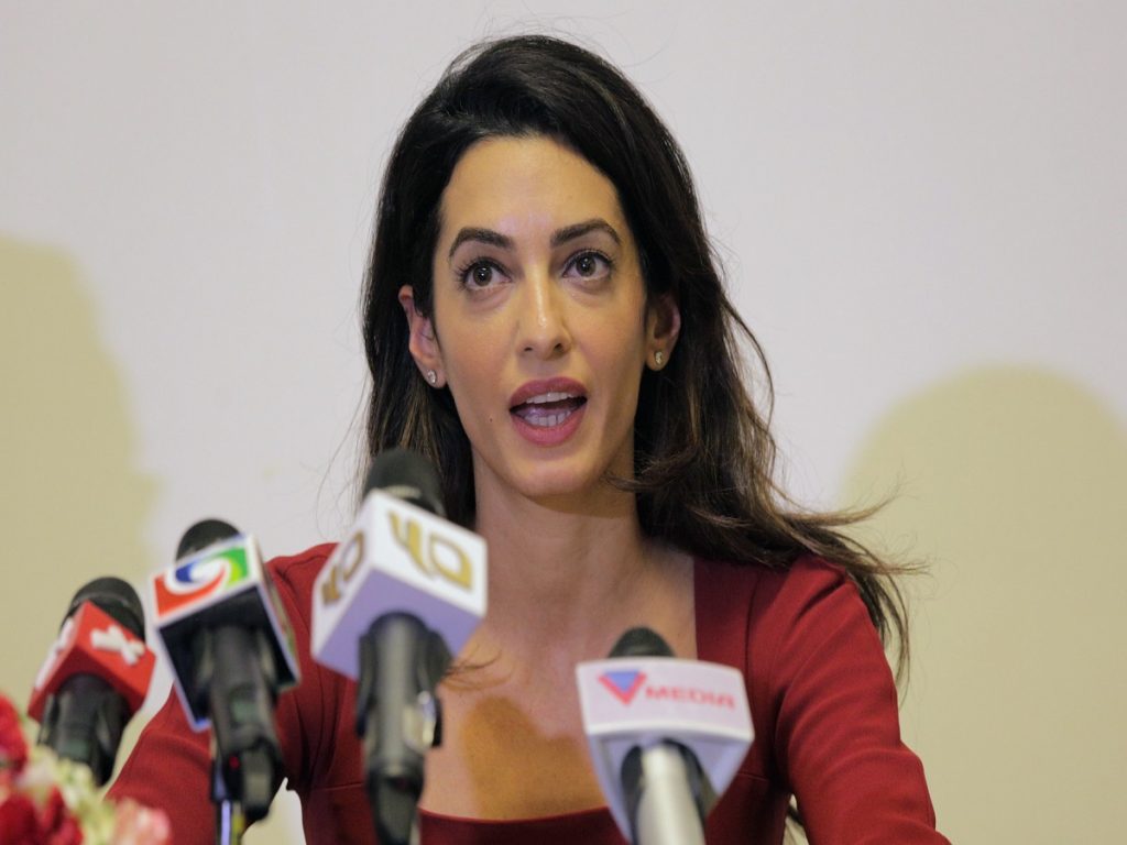 Amal Clooney Will Represent Two Reuters Journalists Jailed in Myanmar