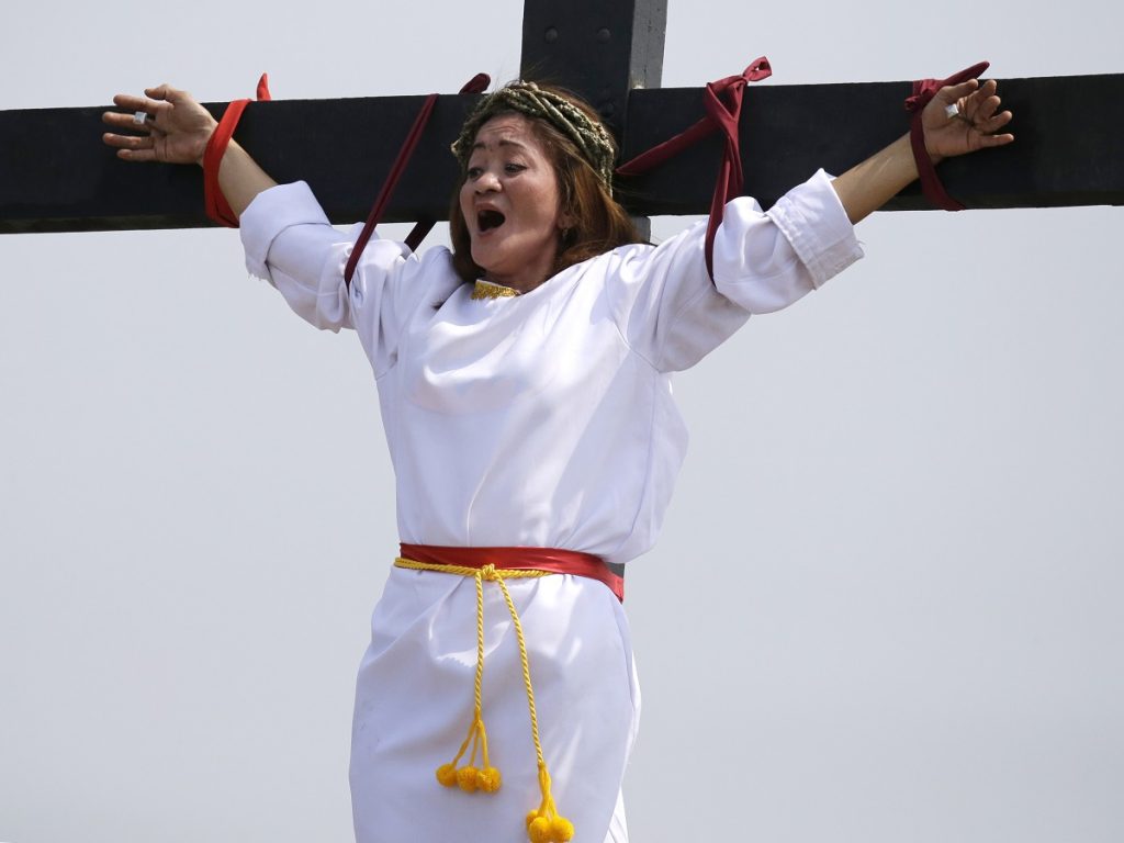 Catholic Devotees Were Nailed to Crosses for Good Friday in the Philippines