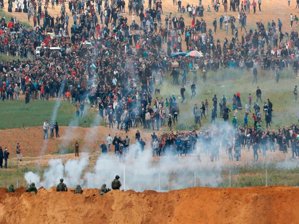 Israeli Military Kills 15 Palestinians in Confrontations on Gaza Border, Latest World and US News, Latest World News Headlines, World News USA, USA Today News, USA Latest News