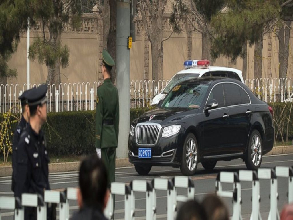 Train’s arrival in Beijing raises speculation of Kim visit