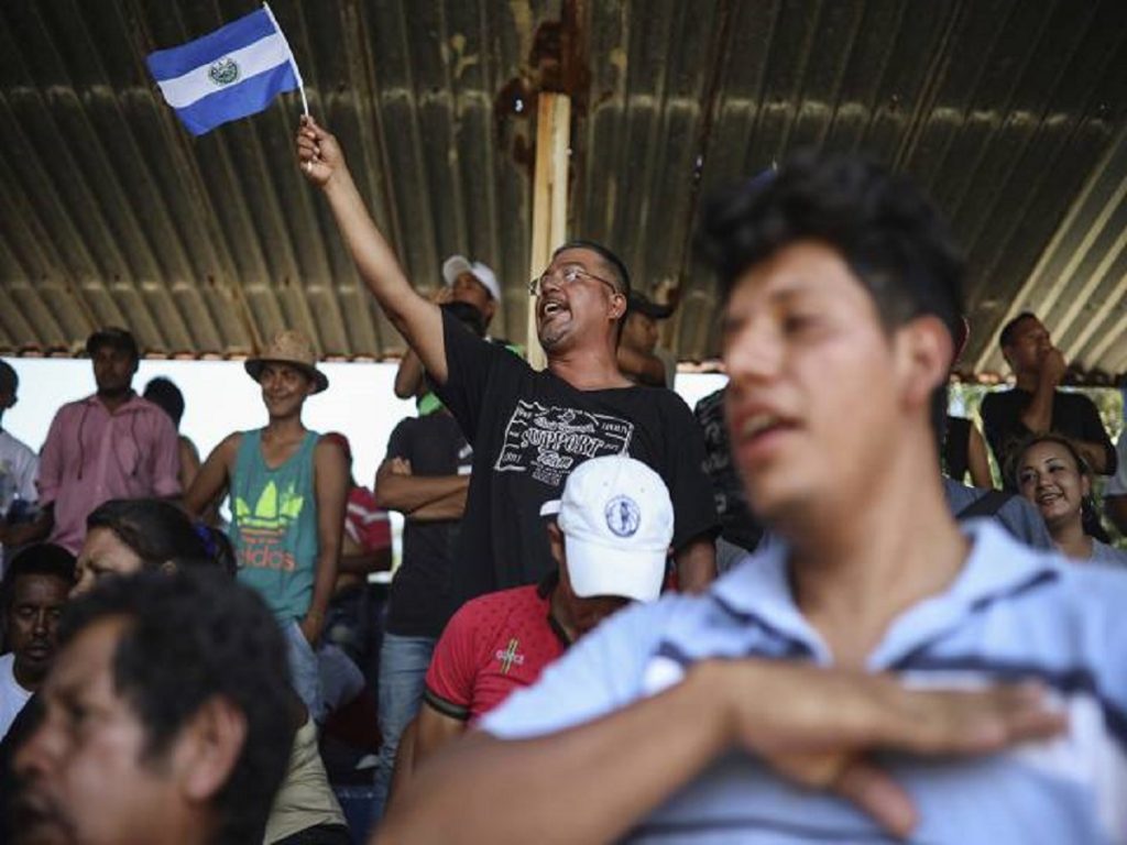 The caravan of migrants that’s alarmed President Trump stalls at a soccer field