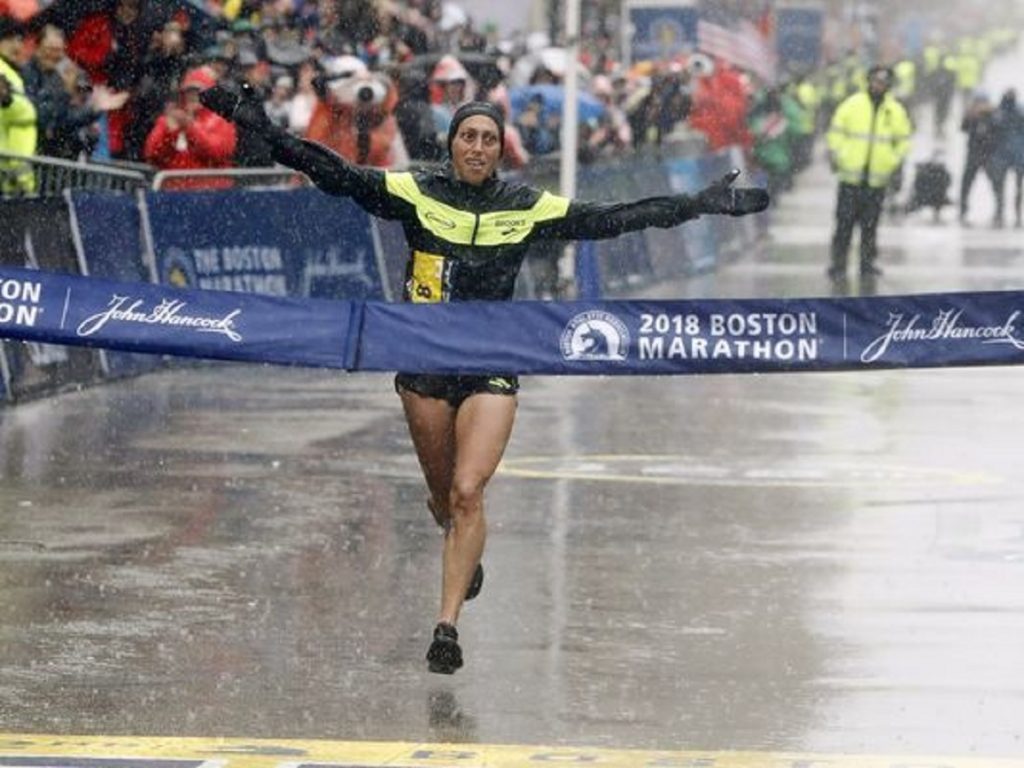 Desi Linden becomes first American woman to win Boston Marathon in 33 years