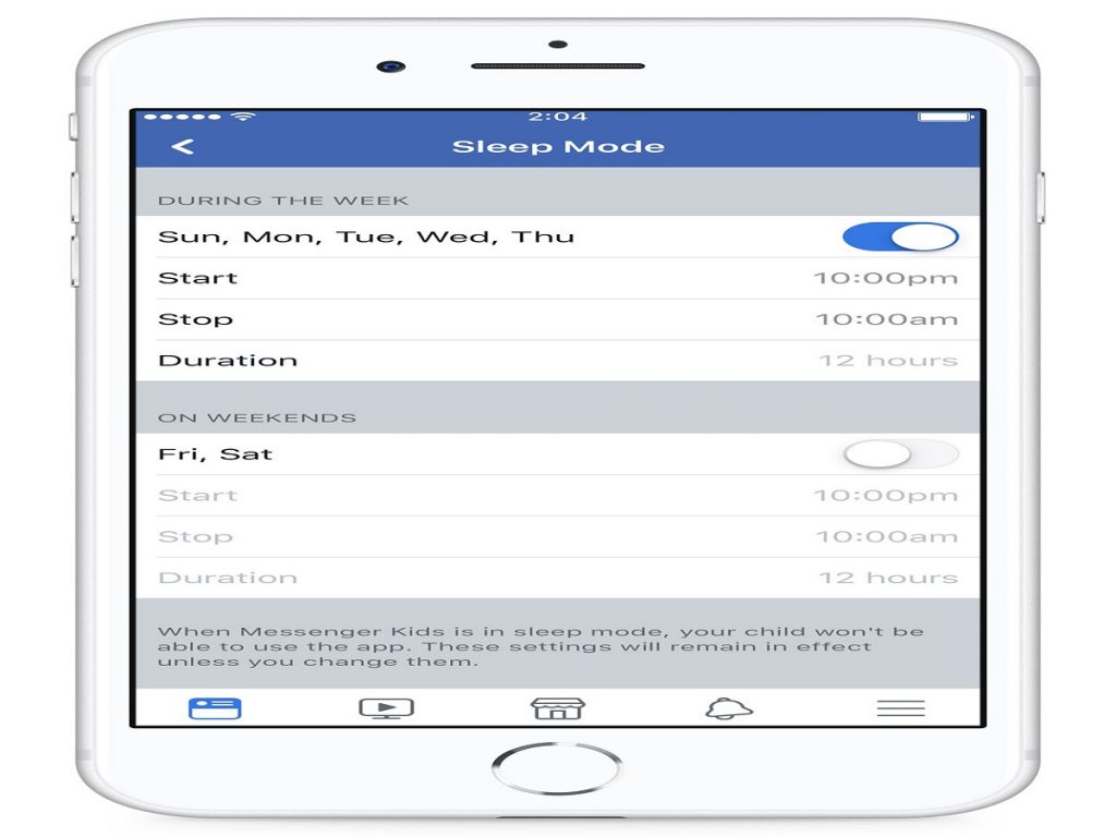 Facebook’s Messenger Kids’ app gains a ‘sleep mode’