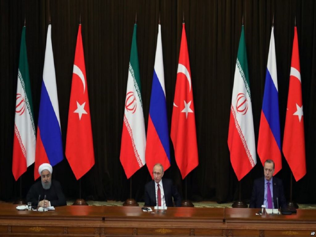 Leaders of Turkey, Russia, Iran Gather in Ankara to Discuss Syria End Game