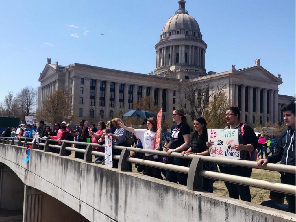 ‘Momentum is on our side,’ Oklahoma teachers union leader declares with strike in ninth day