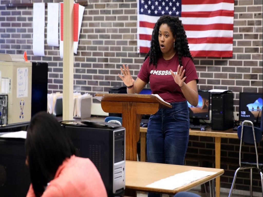 Parkland survivor urges Thornwood students to be voice for change on gun violence