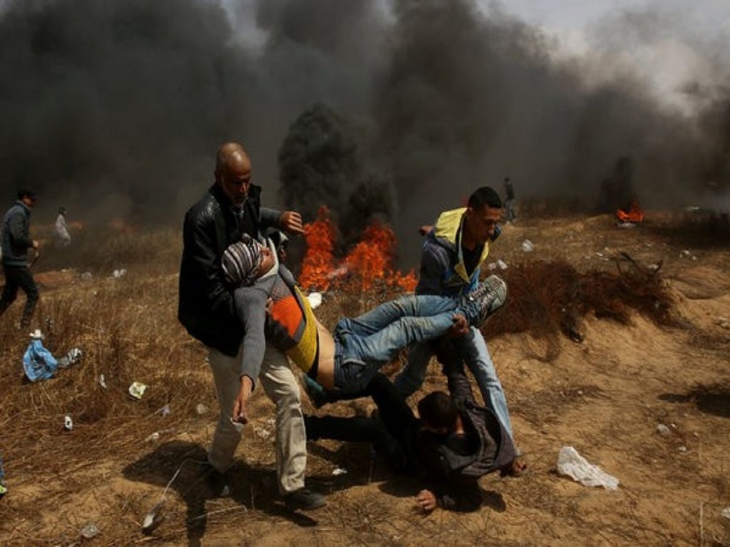 Plan to Storm Fence Gets Bloody Preview in Gaza