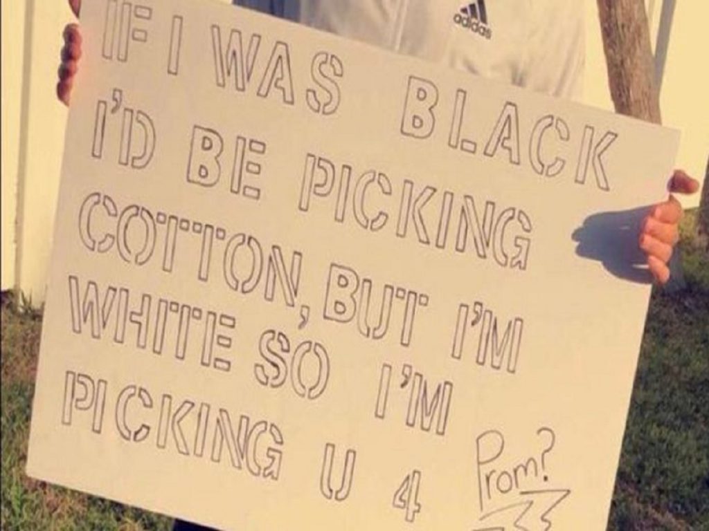 Sarasota high school investigating student’s racist ‘promposal’