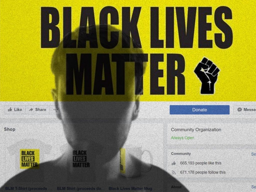 The biggest Black Lives Matter page on Facebook is fake