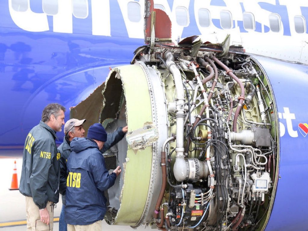 U.S., Europe order emergency checks on engine type in Southwest accident