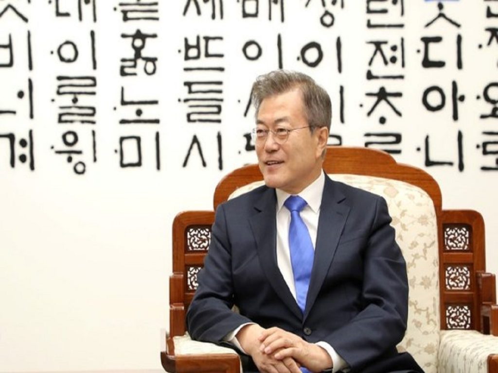 Japan and North Korea should talk, South Korea’s Moon says