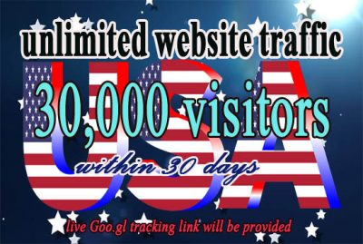 Drive Unlimited Real Website, Traffic, Visitors for 30 days