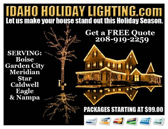 Christmas Light Installtion & Removal Professional Affordabl (Treasure Valley)