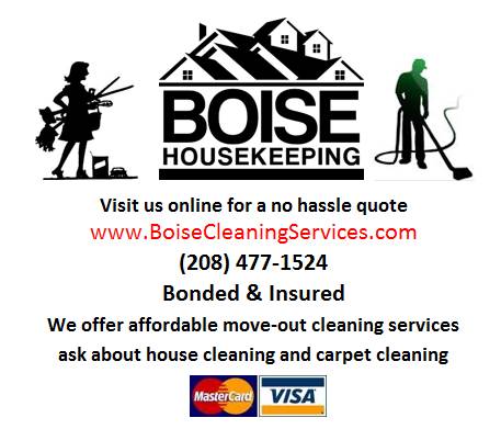 Move out house cleaning service - available within 24 hours (Ada & Canyon County)