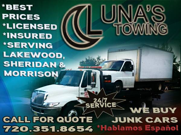 TOW TRUCK SERVICE-lakewood (Lakewood Area)