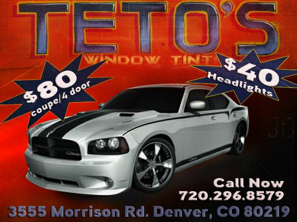 Window Tinting-Window Tint Specials (denver area)