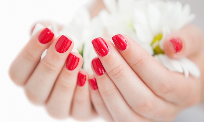 One or Two Shellac Manicures or One Manicure and Spa Pedicure at The Lacquer Lounge Nail Salon (Up to 52% Off)