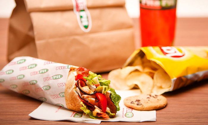 Pitas and Drinks or Party Platter at Pita Pit (40% Off). Two Options Available.