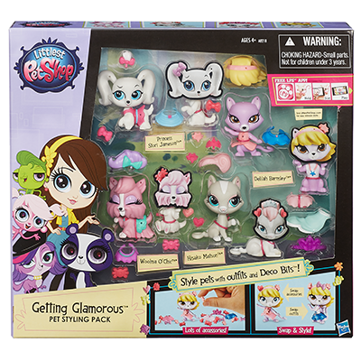 Littlest Pet Shop Getting Glamorous Pet Styling Pack