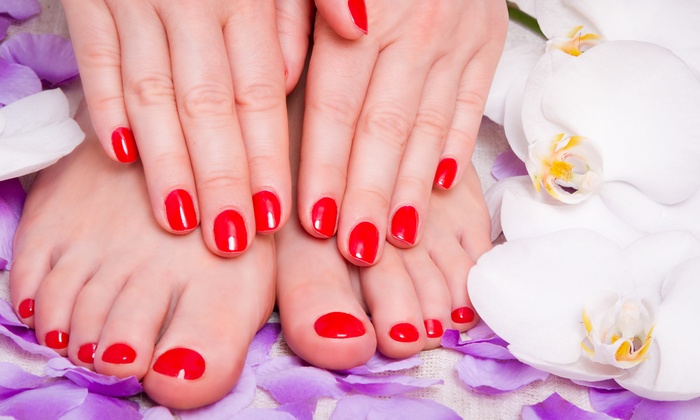 Organic Manicure and Spa Pedicure, or a Shellac Manicure and Spa or Deluxe Pedicure at Shepherd Day Spa (Up to 47% Off)