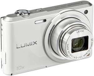 Panasonic Lumix DMC-SZ3 16MP Camera White Compact 10X Zoom HD Video Recording