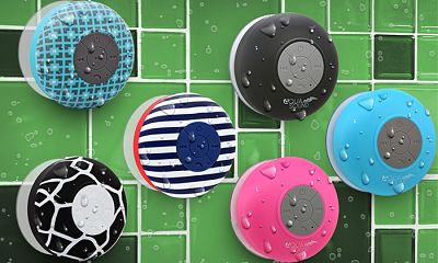 Aduro AQUA Sound Bluetooth Shower Speaker with Mic and Controls