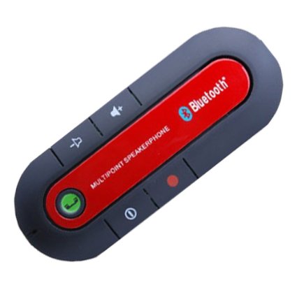 Portable Wireless Car Speakerphone Kit for Hands-Free Calling
