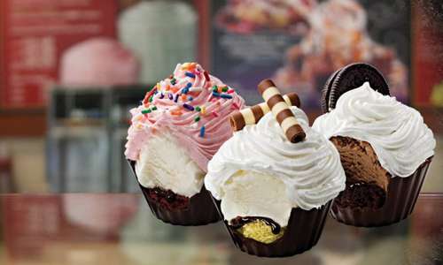 Two or Four Waffle-Bowl Creations or Two Ice-Cream Cupcake Six-Packs at Cold Stone Creamery (Up to 50% Off)