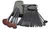 Bliss & Grace 32-Piece Makeup-Brush Set with Vegan-Leather Travel Bag