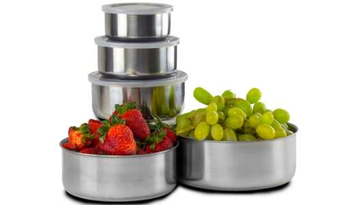 Stainless Steel Bowls Set (10-Piece)