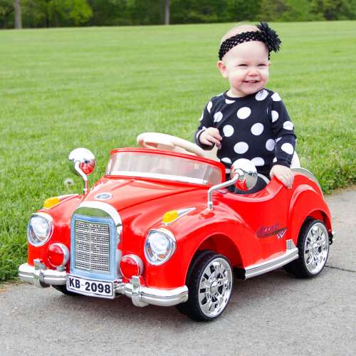 Lil' Rider Cruisin' Coupe Battery-Operated Classic Car with Remote