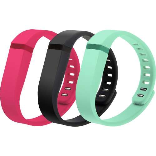 Fitbit Flex Activity and Sleep Tracker with Three Wristbands