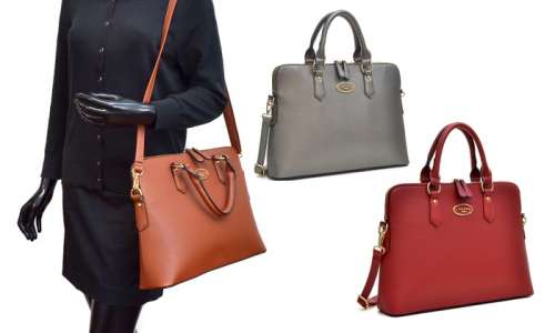 Dasein Slim Briefcase with Removable Shoulder Strap