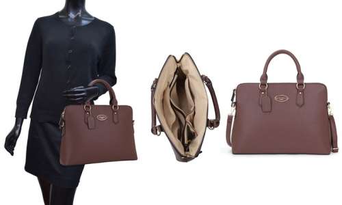 Dasein Slim Briefcase with Removable Shoulder Strap