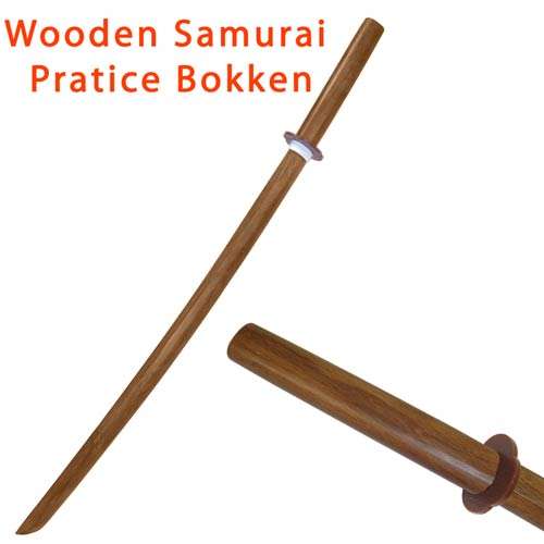 Solid Wood Practice Samurai Bokken