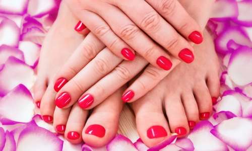 Regular or No-Chip Mani-Pedis at Be Polished (Up to 27% Off)