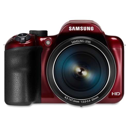 Samsung WB1100F Smart Digital Camera - Red