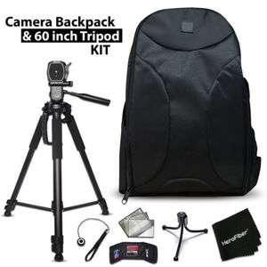 Well Padded Camera Backpack + 60 inch Tripod for Nikon D7100 Surveillance Cameras Deals