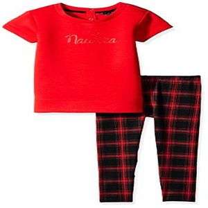 Nautica Childrens Apparel Little Girls Knit Top and Plaid Legging Set  Kid Clothing Deals