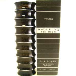 Amazing for Men by Bill Blass Eau de Toilette Spray 3.4 oz ~ New Tester  Best Fragrances Deals